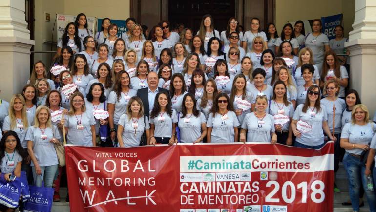 Se realizó en Corrientes la 2ª Caminata Mentoreo VOCES Vitales Argentina 2018